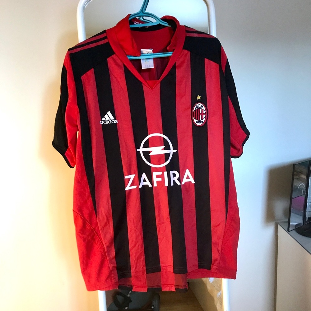 Adidas 2005/06 AC Milan Soccer Jersey #7 Shevchenko